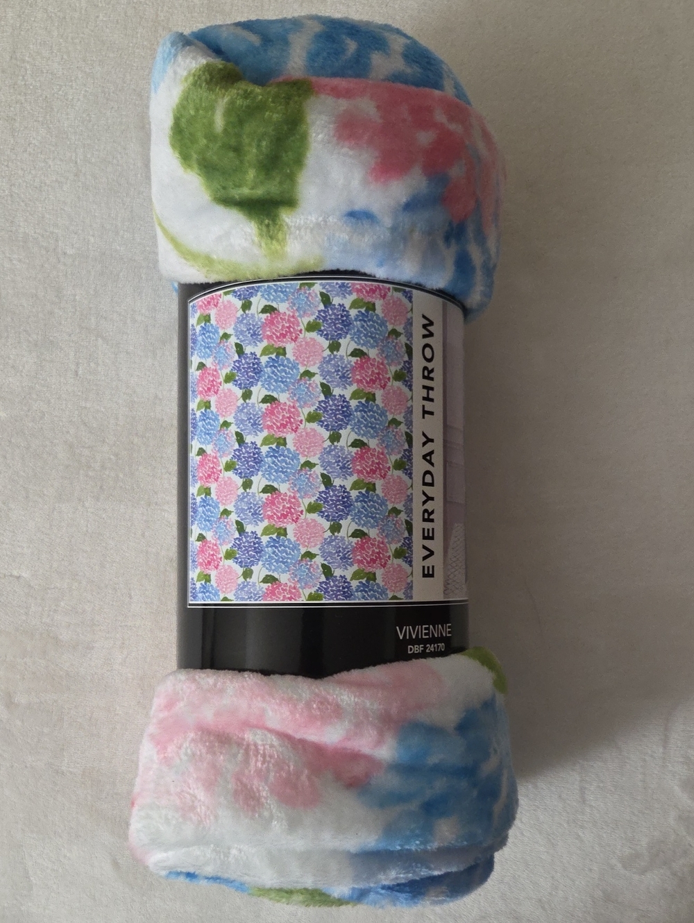 Floral Plush Throw